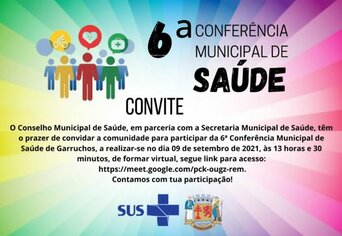 REGIMENTO INTERNO - 6ª Conferência Municipal de Saúde de Garruchos