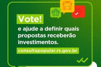 Vote na consulta popular e apoie as demandas da nossa Região