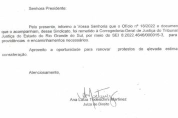 Abaixo assinado realizado em Garruchos foi remetido para Corregedoria Geral da Justiça 
