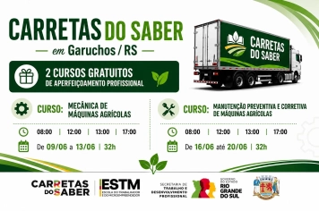 CURSOS DE APERFEIÇOAMENTO PROFISSIONAL EM GARRUCHOS