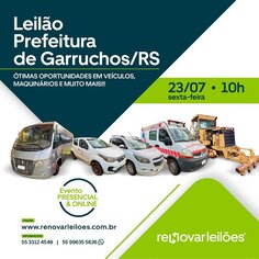 Leilão Prefeitura de Garruchos