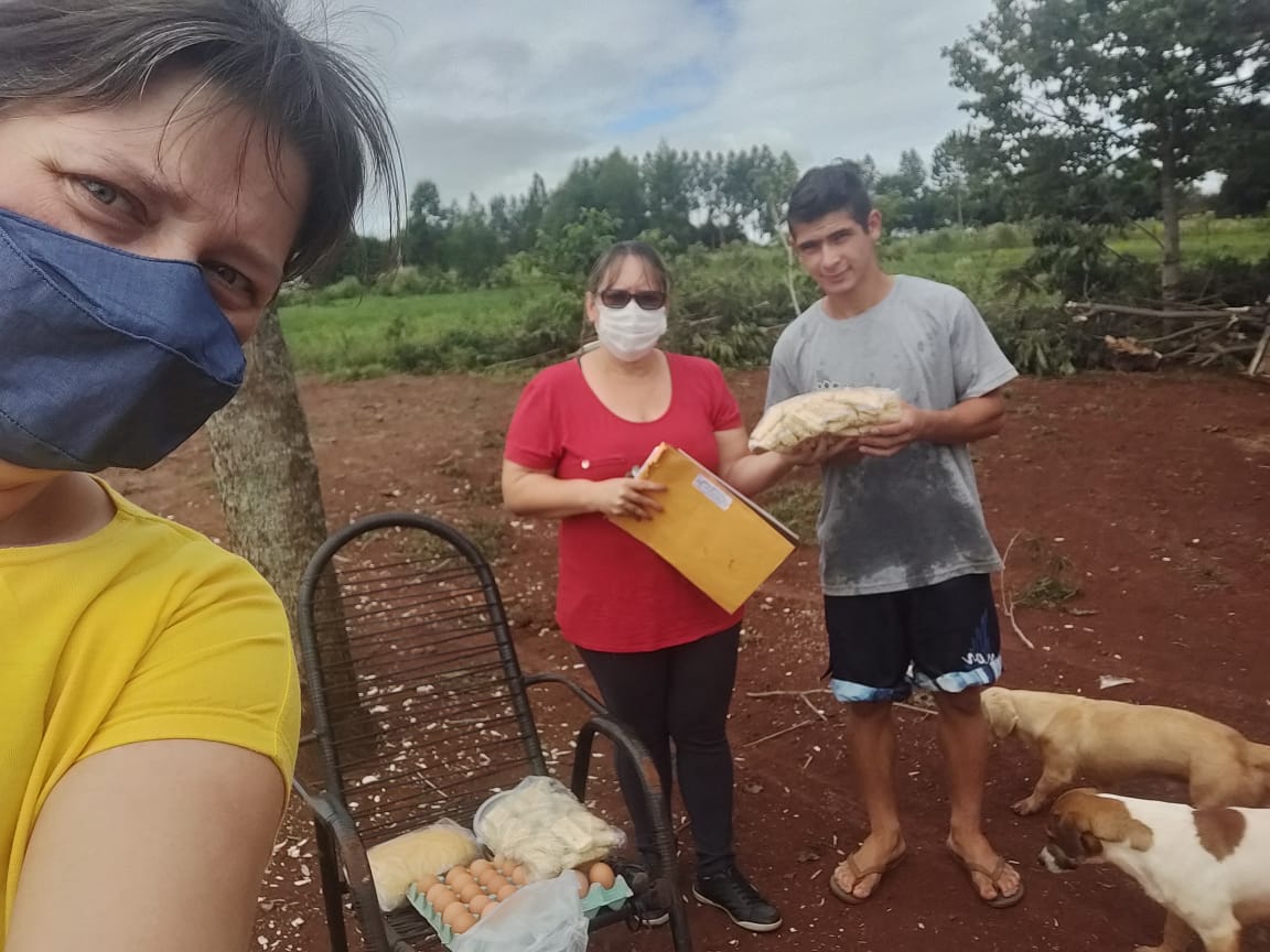 Alimentos do PAA são entregues em Garruchos