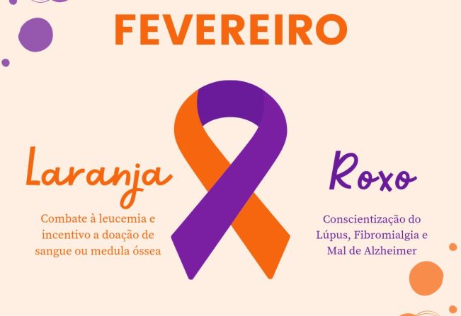 Fevereiro Roxo e Laranja